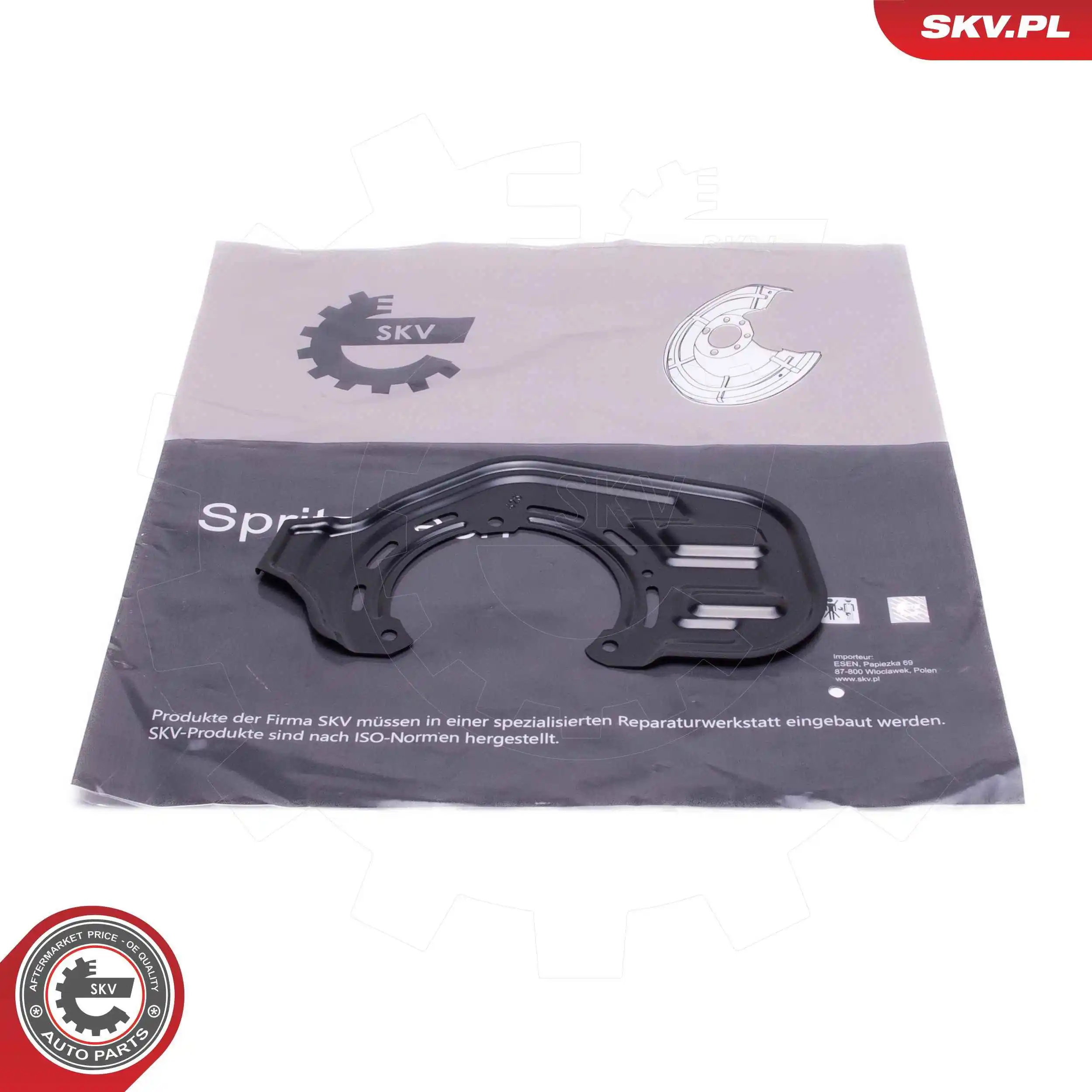 Splash Guard, brake disc
